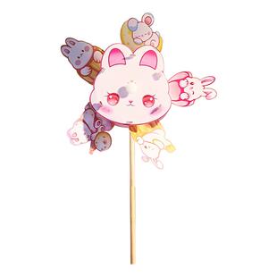 元宵节灯笼儿童幼儿园手工diy宫灯2026新款新年户外手提风车花灯