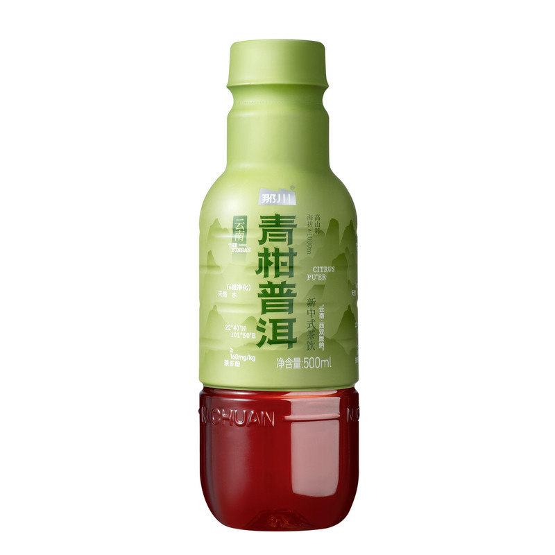 那川物流普洱500ml无糖茶解腻