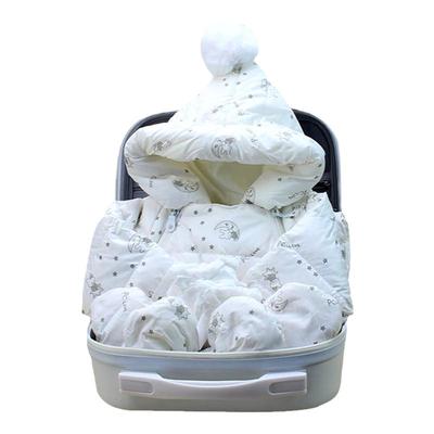 冬季轻薄羽绒连体衣百天周岁外套