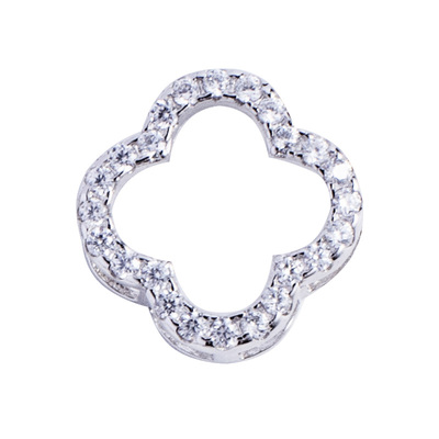 泰福银吊坠女不含链足银送证书