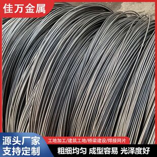 光亮圆丝优质Q195碳素钢丝手工艺品建筑用冷拔丝钢丝镀锌钢筋盘丝