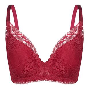 古今内衣本命红小胸显大聚拢钢圈承托防下垂红色内衣GDC02086