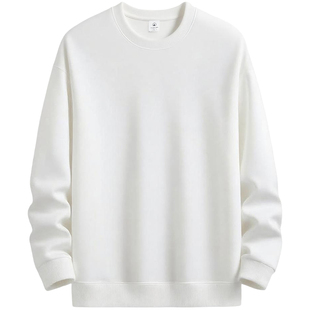 NASA卫衣男士2025新款秋冬季棉加绒加厚青少年宽松白色内搭上衣潮