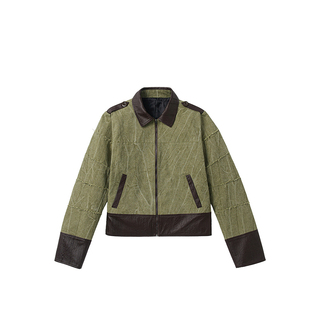 Dream Band AW2024秋冬季竹节美式高级感新款中性外套男装夹克