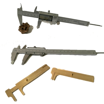 文玩工具卡尺迷你纯铜测量佛珠