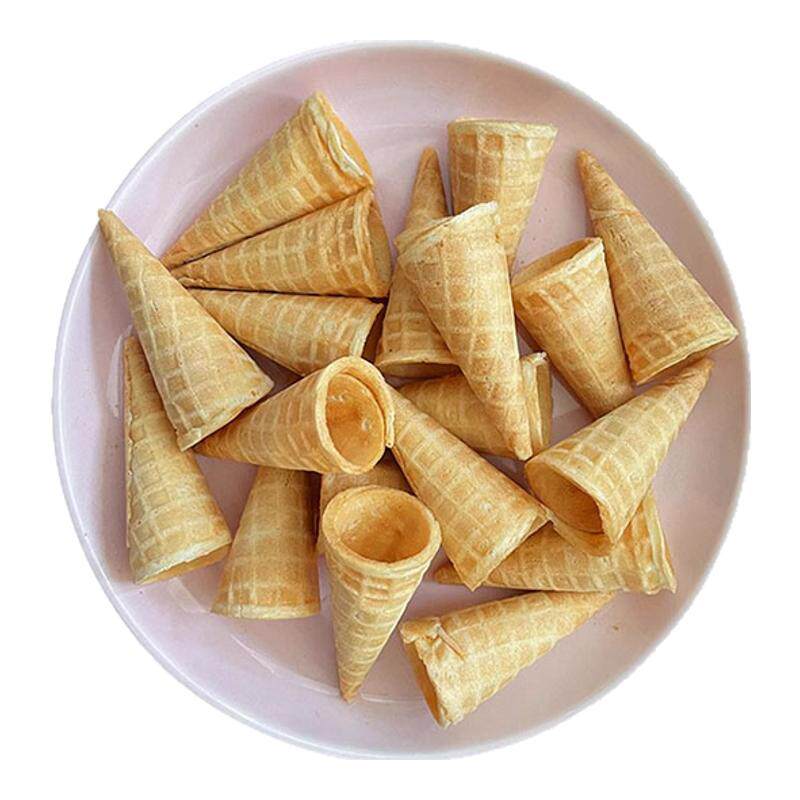 迷你冰淇淋蛋筒蛋糕甜品裱花装饰商用脆皮小甜筒冰激凌机脆筒烘焙
