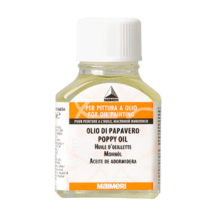 意大利美利油画媒介剂红花亚麻达玛核桃罂粟马蒂树脂调和稀释