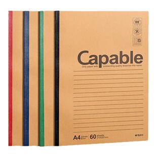 笔记本子b5简约大学生牛皮纸记事本办公商务高中生加厚作业本a5工作软面软抄本初中生大号a4单线本子批发