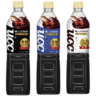 日本进口UCC悠诗诗职人咖啡液无蔗糖冰美式冷萃纯黑咖啡饮料900