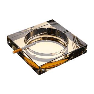 烟灰缸创意个性潮流大号玻璃轻奢家用客厅酒店办公室KTV定制