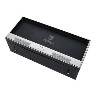 大理石地插座隐藏插头地面插座不锈钢纯平隐形五孔网络三位86面板