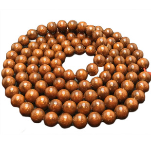 紫金鼠菩提子发财鼠手串 三眼鼠正圆光珠108颗佛珠手链文玩手持包