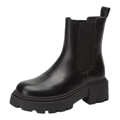 达芙妮厚底增高马丁靴切尔西靴