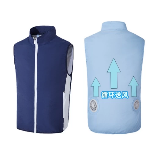 Летний умный вентилятор, охлаждающий прохладный дышащий жилет подходит для мужчин и женщин без рукавов