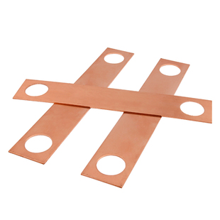 法兰静电跨接铜片法兰静电连接片紫铜法兰跨接片法兰防静电跨接片