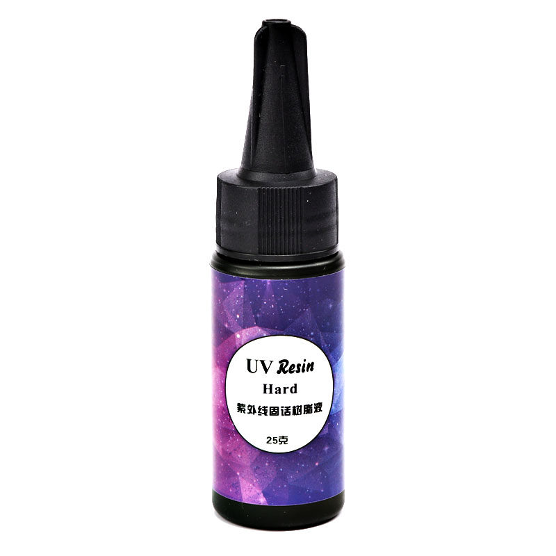 高透UV水晶滴胶热缩片diy宝石胶干花封层美甲小熊星空球眼睛树脂