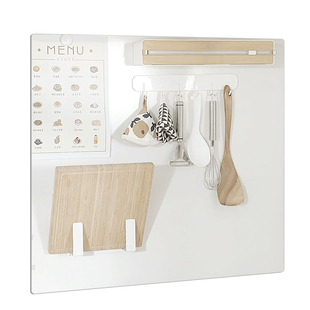 珐琅板墙面平替磁吸厨房白板墙贴自粘贴纸磁铁写字留言定制展示板收纳家用儿童教学可擦双层磁性黑板玻版上墙