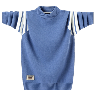 男孩子加厚款学生青少年羊毛衫