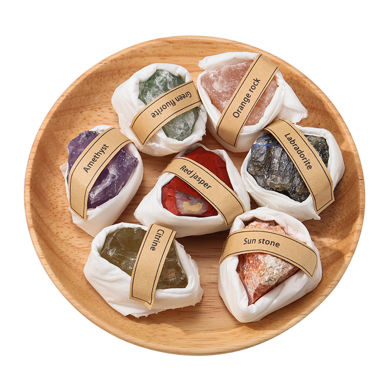 天然水晶原石矿石标本摆件扩香石石头宝石儿童学生科普孩子礼物