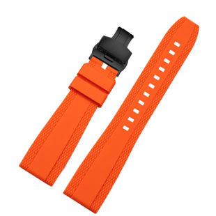 适配天梭1853海星潜水T120硅胶表带T116速驰俊雅杜鲁尔橡胶带22mm