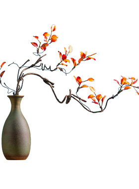 新中式风玄关茶室禅意干花装饰品