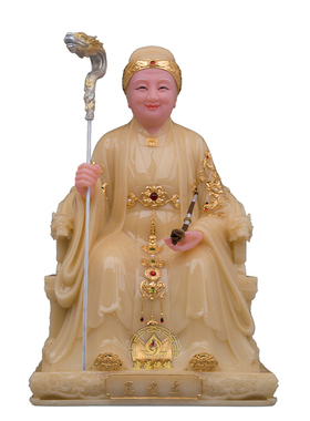 汉白玉四大家族神像工艺摆件