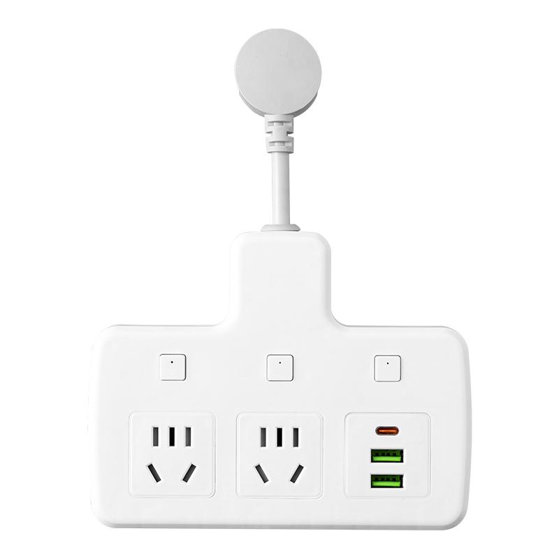 已接入米家WIFI智能远程控制排插定时器开关鱼缸补光灯多肉插座