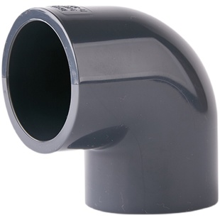 UPVC弯头UPVC给水化工弯头90度弯头直角弯头塑料管配件PN16DN2563