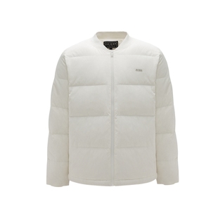 GUESS男女同款时尚百搭棒球领绗缝羽绒服-MO4W9894