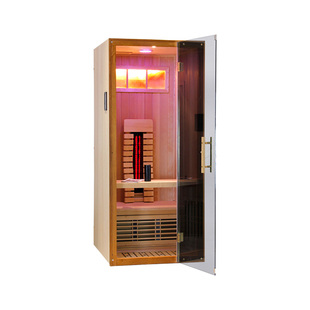 谷沃德汗蒸房淋浴一体桑拿湿蒸安装承建火山石家庭用美容院纳米