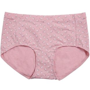顶瓜瓜顶呱呱内裤女士纯棉夏季彩棉收腹高腰大码短裤妈妈三角裤头