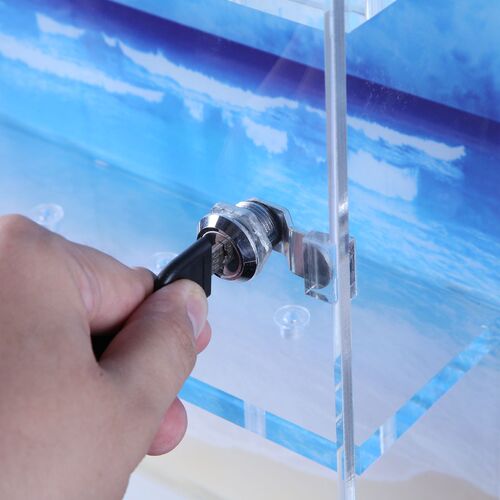 定做旋转亚克力展示柜 珠宝首饰样品陈列架 多层透明亚克力置物架