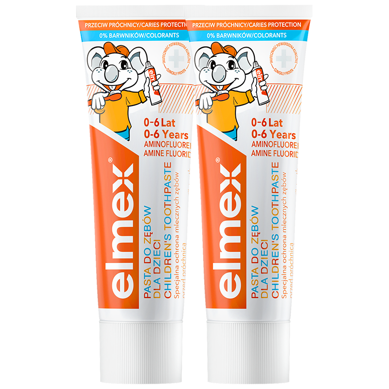 【惊喜新势力周】 elmex艾美适儿童0-6-12岁含氟防蛀牙膏