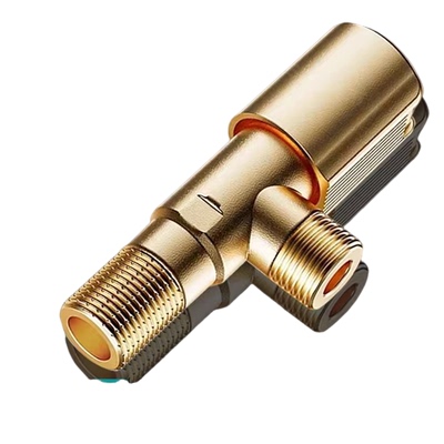 全铜角阀三通分水阀门开关防反水