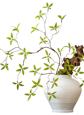 仿真石榴枝干花摆件仿生植物装饰