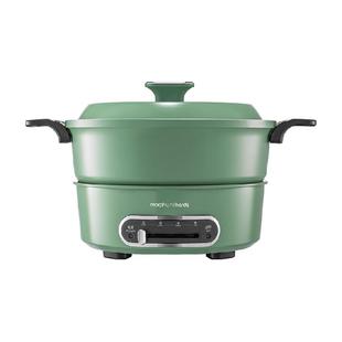 摩飞电火锅多功能电煮锅MR9087家用电炒菜炒锅一体式鸳鸯火锅