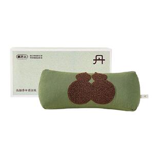 真不二迭涟香枕头车载颈椎靠颈枕艾草养生荞麦壳枕芯护颈药枕1个