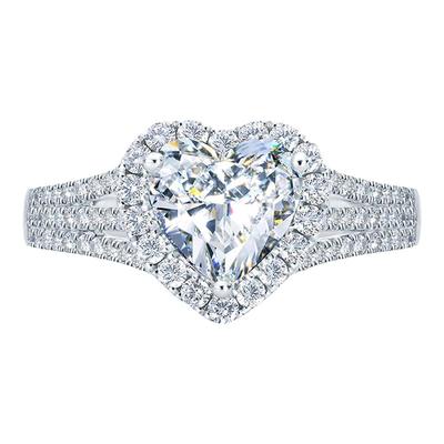 DRHEART浪漫求婚钻戒心形群镶