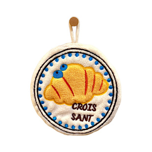 擦手巾挂式可爱高颜值擦手布吸水加厚不掉毛卫生间厨房擦手毛巾