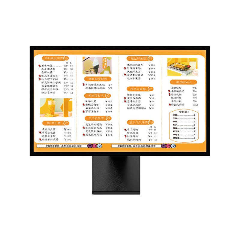 发光菜单展示牌灯箱广告牌led奶茶汉堡店吧台桌面立式点餐价目表