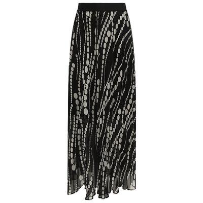 COCOBELLA波点压褶半身长裙