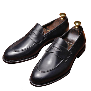 壹植2025款Loafer乐福鞋男英伦风手工真皮春夏英伦休闲一脚蹬男鞋