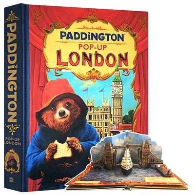 帕丁顿熊的立体伦敦之旅 英文原版书 Paddington Pop-Up London 地理风土人情 英文版原版书籍 进口英语儿童读物 精装