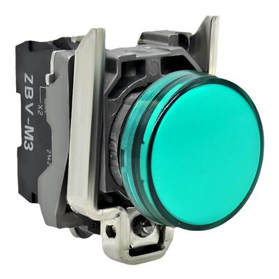 施耐德LED信号指示灯XB4BVB3BVM