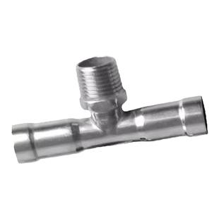 304不锈钢外丝三通环压式薄壁压接穿线管燃气管饮用水管管件接头