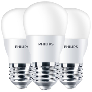 飞利浦灯泡E27大螺口球泡节能灯螺旋家用暖光白光超亮照明led光源