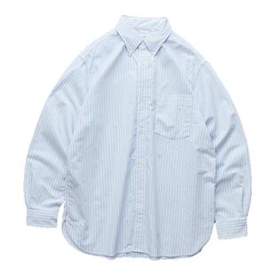 现货 NANAMICA BUTTON DOWN STRIPE 日产复古牛津布条纹衬衫 25SS