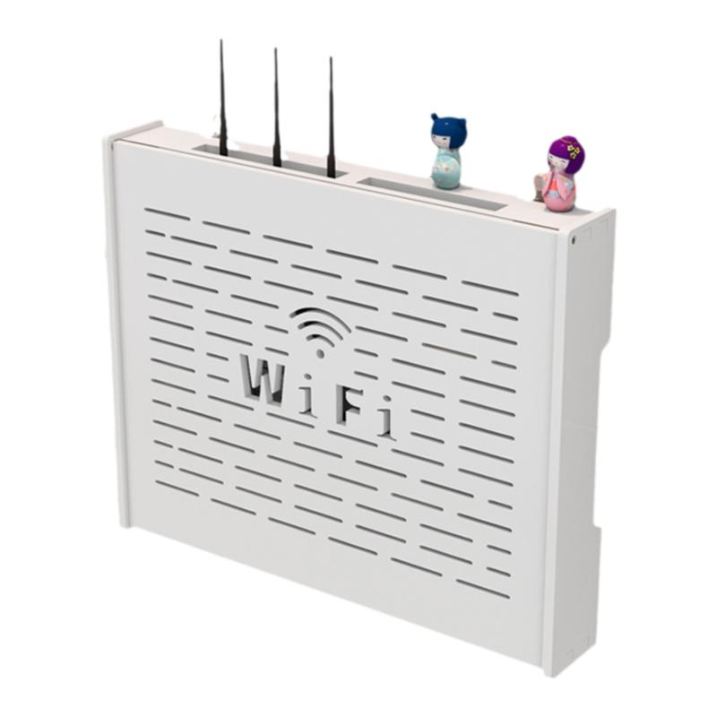 wifi无线路由器光猫壁挂式多媒体箱弱电遮挡箱装饰画开关盒收纳盒