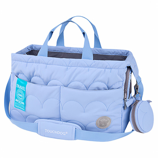 Touchdog狗狗外出包猫包便携单肩斜挎宠物包中小型犬秋冬小狗背包