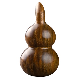 已做功课天然檀木桃木葫芦手把件随身平安好运汽车包挂件家居招财